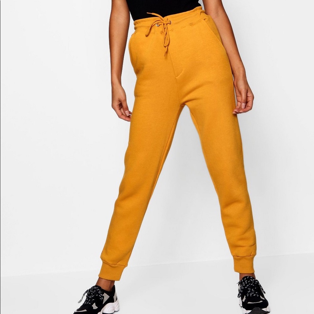 Yellow joggers